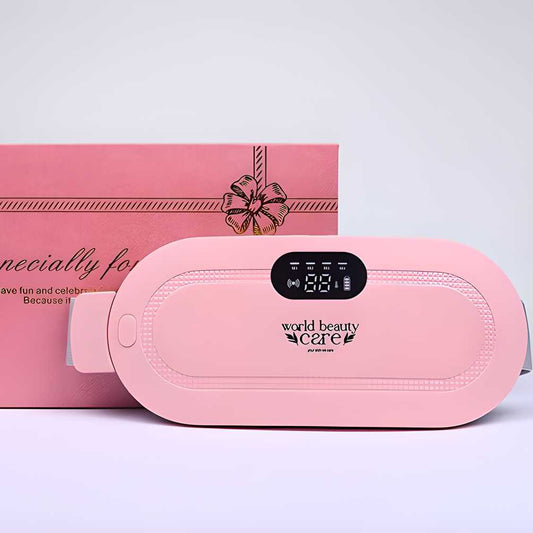 🌸 Instant Period Cramps Relief Pad – Wearable Heat & Massage Therapy Belt