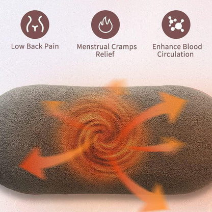 🌸 Instant Period Cramps Relief Pad – Wearable Heat & Massage Therapy Belt